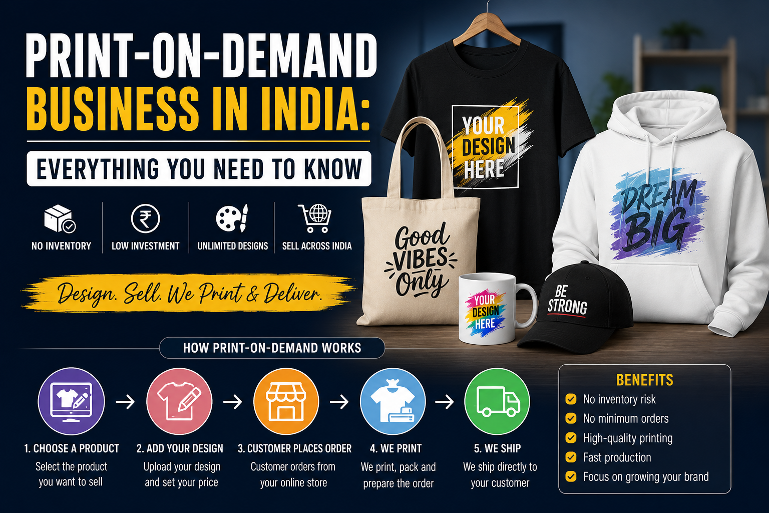 KARDHAR Blog: Print-on-Demand Business in India: Everything You Need to Know