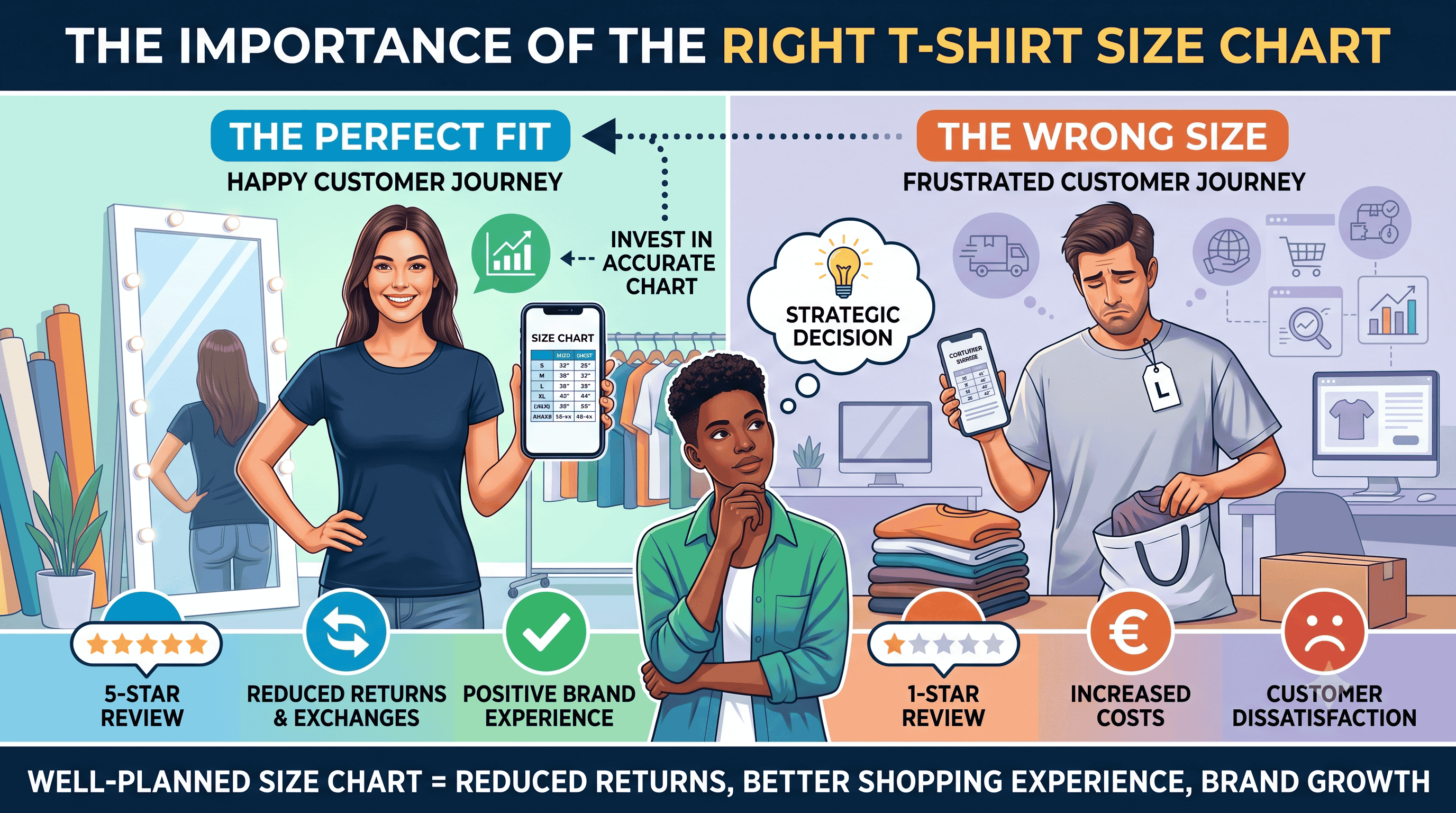 KARDHAR Blog: How to Choose the Right T-Shirt Size Chart for Your Clothing Brand